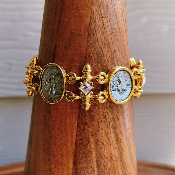 Quarter bracelet and earrings - Picture 2 of 9